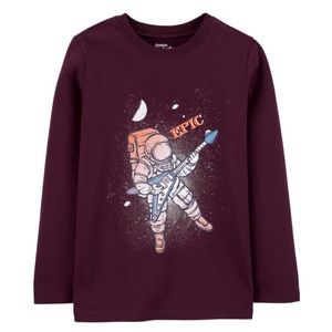 OshKosh Boys Epic Astronaut Guitar Tee Shirt